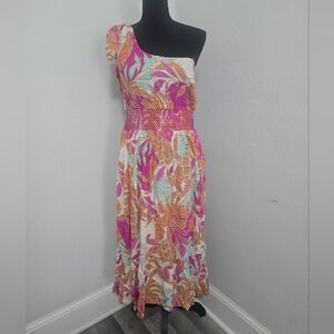 NWT Band Of The Free Raya Maui One Shoulder Dress Medium